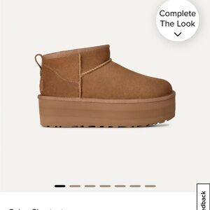 UGG Platform Mini Boot in Chestnut Brown